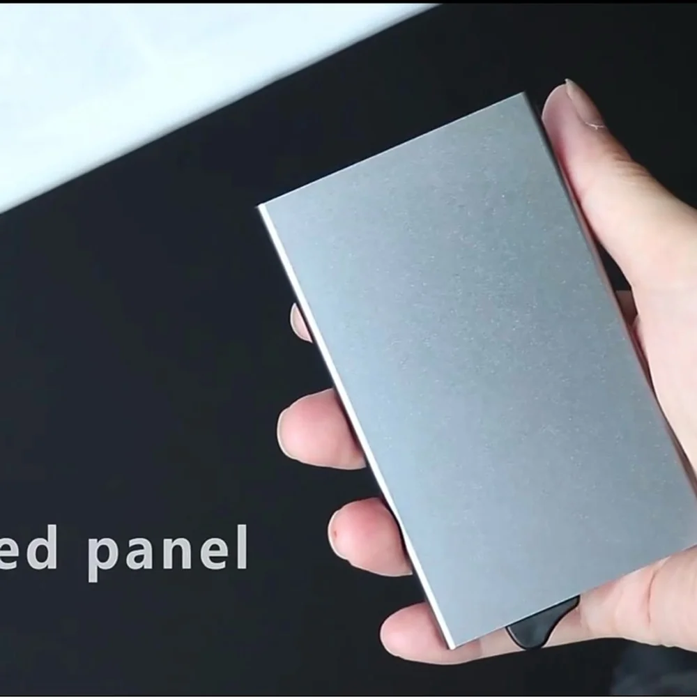 Minimalist card wallet- grey
